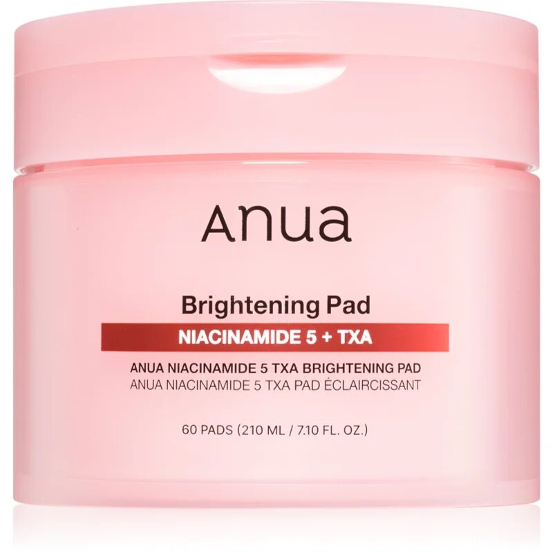 Anua Niacinamide 5% + TXA Brightening Pad tonizirajoče blazinice za osvetljevanje kože in hidratacijo 60 kos