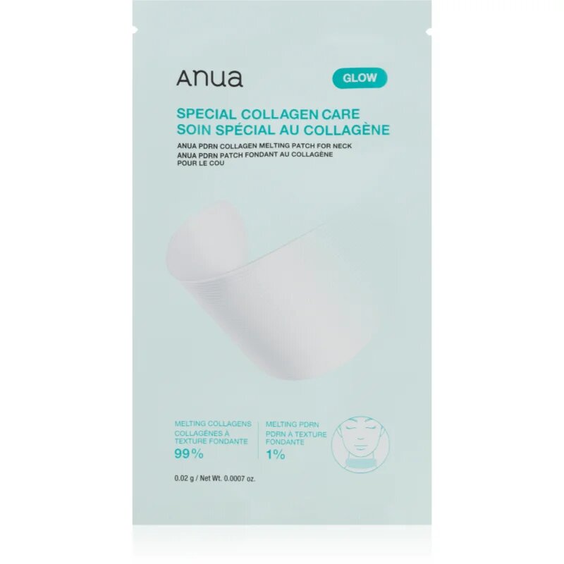 Anua PDRN Collagen Melting Patch For Neck lifting in učvrstitvena maska za vrat in dekolte 4 kos