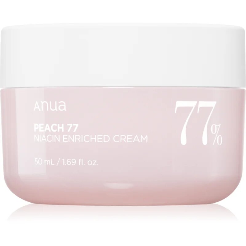 Anua Peach 77% Niacin Enriched Cream obnovitvena vlažilna krema 50 ml