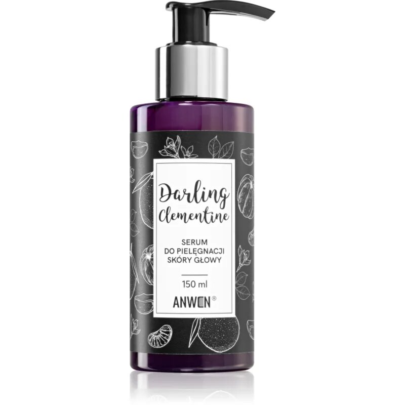 Anwen Darling Clementine pomirjajoči serum za lase in lasišče 150 ml