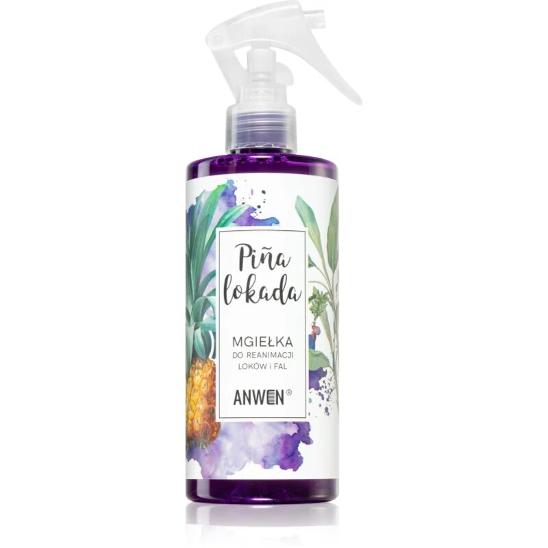 Anwen Piňa Lokada regeneracijska meglica za valovite in kodraste lase 300 ml