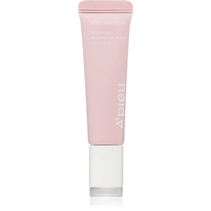 A’pieu Rice PDRN Nourish Lip Elixir tonirani balzam za ustnice s hranilnim učinkom odtenek 05 Rosy Milk Foam 10 g