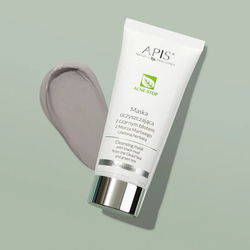 Apis Natural Cosmetics Acne-Stop Professional globoko čistilna maska za mastno k aknam nagnjeno kožo 200 ml