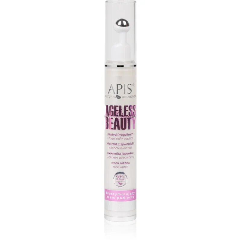 Apis Natural Cosmetics Ageless Beauty gladilna krema za predel okoli oči 10 ml