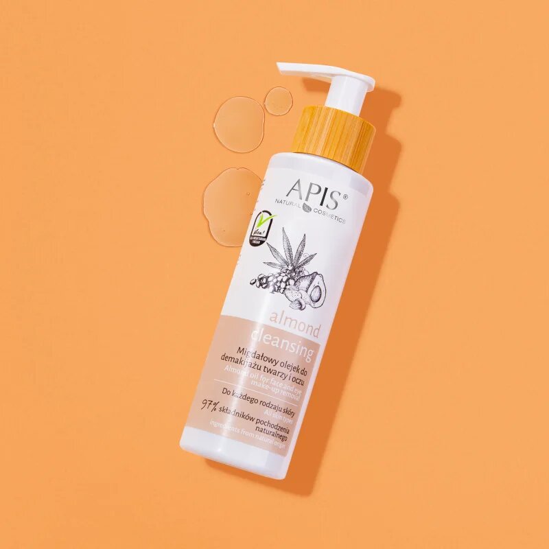 Apis Natural Cosmetics Almond čistilno olje za odstranjevanje ličil 150 ml