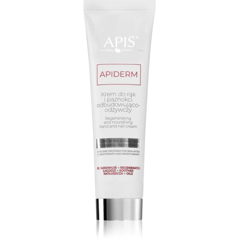 Apis Natural Cosmetics Apiderm Krém krema za roke in nohte po kemoterapiji in radioterapiji 100 ml