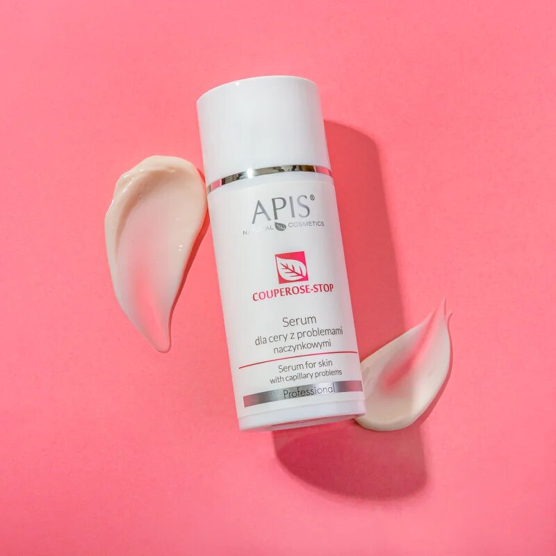 Apis Natural Cosmetics Couperose-Stop vlažilni serum za občutljivo kožo nagnjeno k rdečici 100 ml