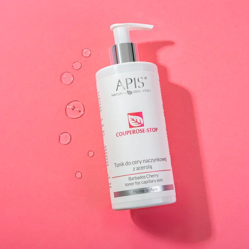 Apis Natural Cosmetics Couperose-Stop vlažilni tonik za občutljivo kožo nagnjeno k rdečici 300 ml