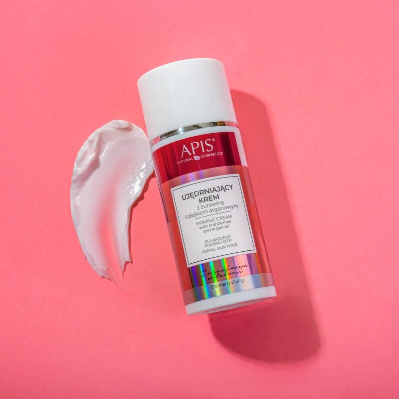 Apis Natural Cosmetics Cranberry Vitality lahka učvrstitvena krema za obraz vrat in dekolte 100 ml