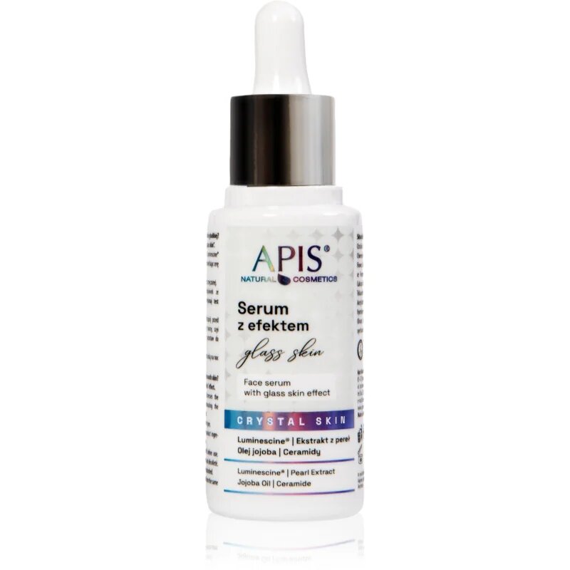 Apis Natural Cosmetics Crystal Skin posvetlitveni serum za obraz 30 ml