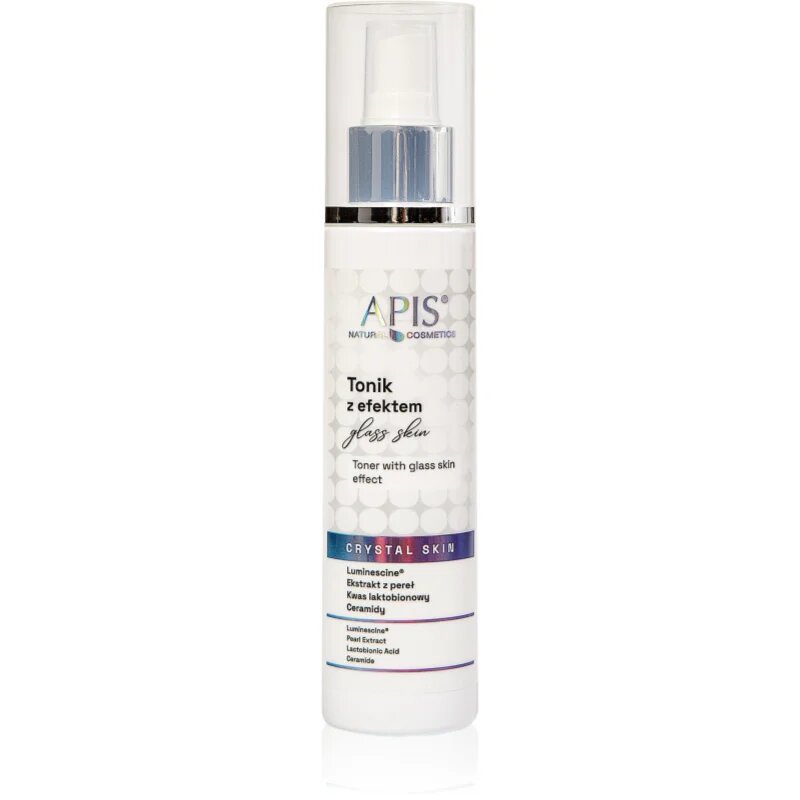 Apis Natural Cosmetics Crystal Skin tonik za posvetlitev in zgladitev kože 150 ml