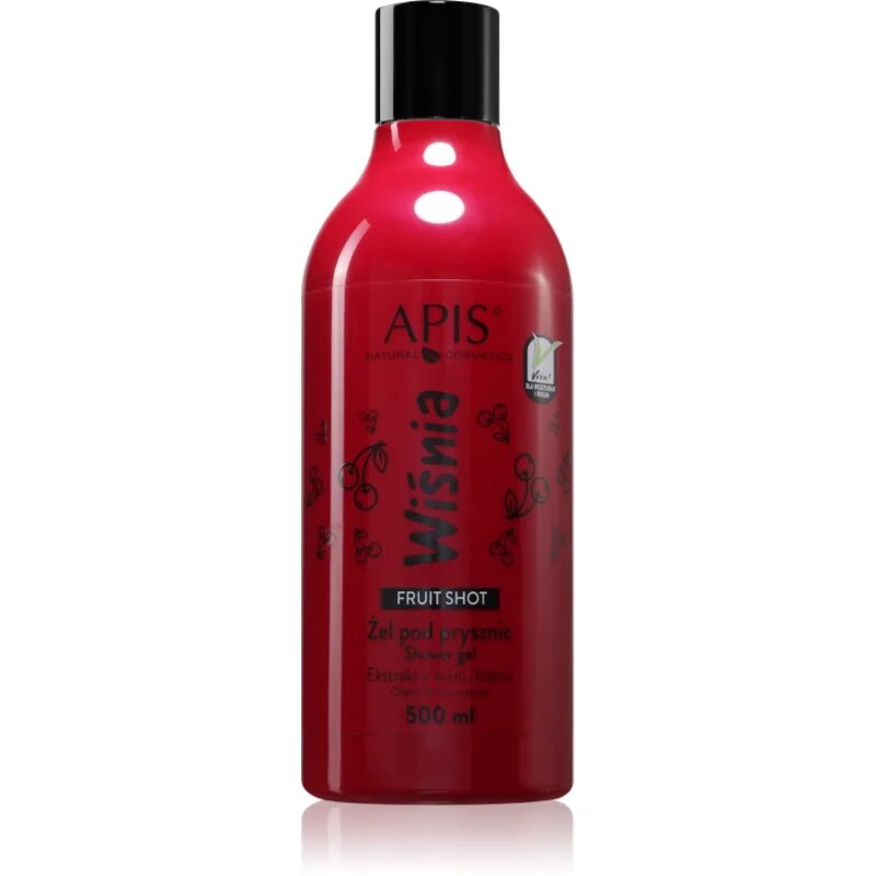 Apis Natural Cosmetics Fruit Shot Cherry gel za prhanje 500 ml
