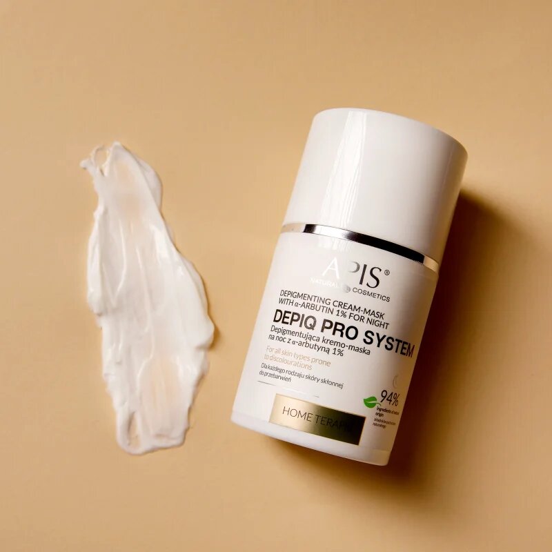 Apis Natural Cosmetics Home TerApis obnovitvena nočna kremasta maska za kožo s hiperpigmentacijo 50 ml