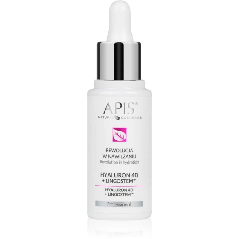 Apis Natural Cosmetics Hyaluron 4D + Lingostem vlažilna emulzija 30 ml