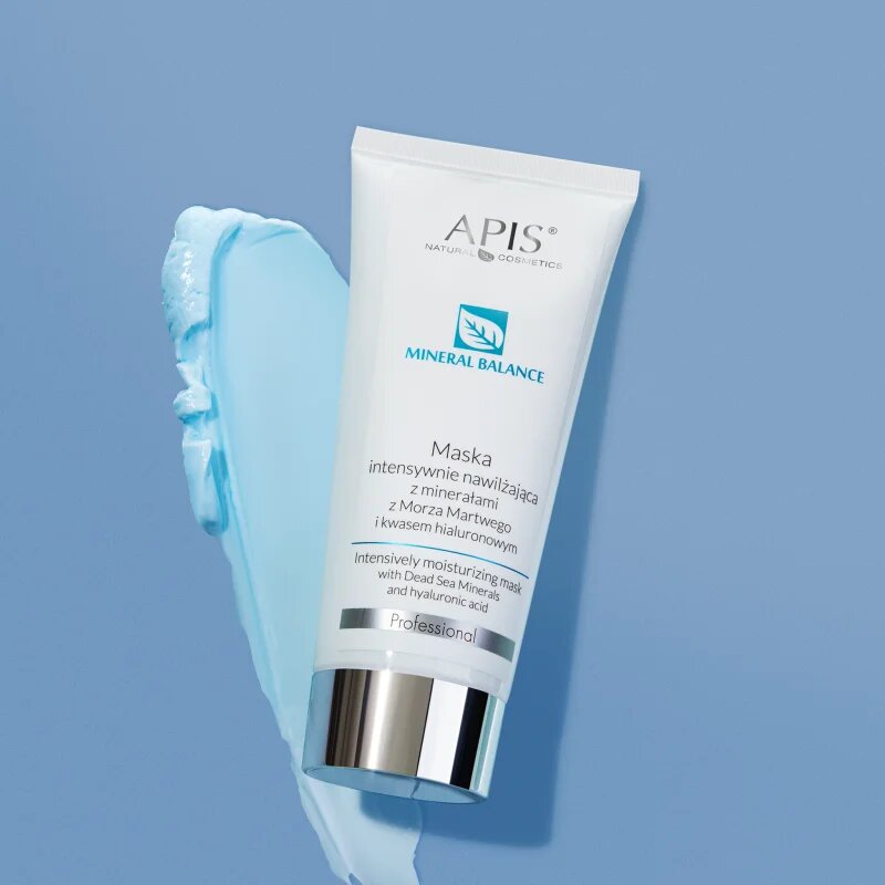 Apis Natural Cosmetics Hydro Balance Professional intenzivno vlažilna maska za obraz z minerali Mrtvega morja 200 ml