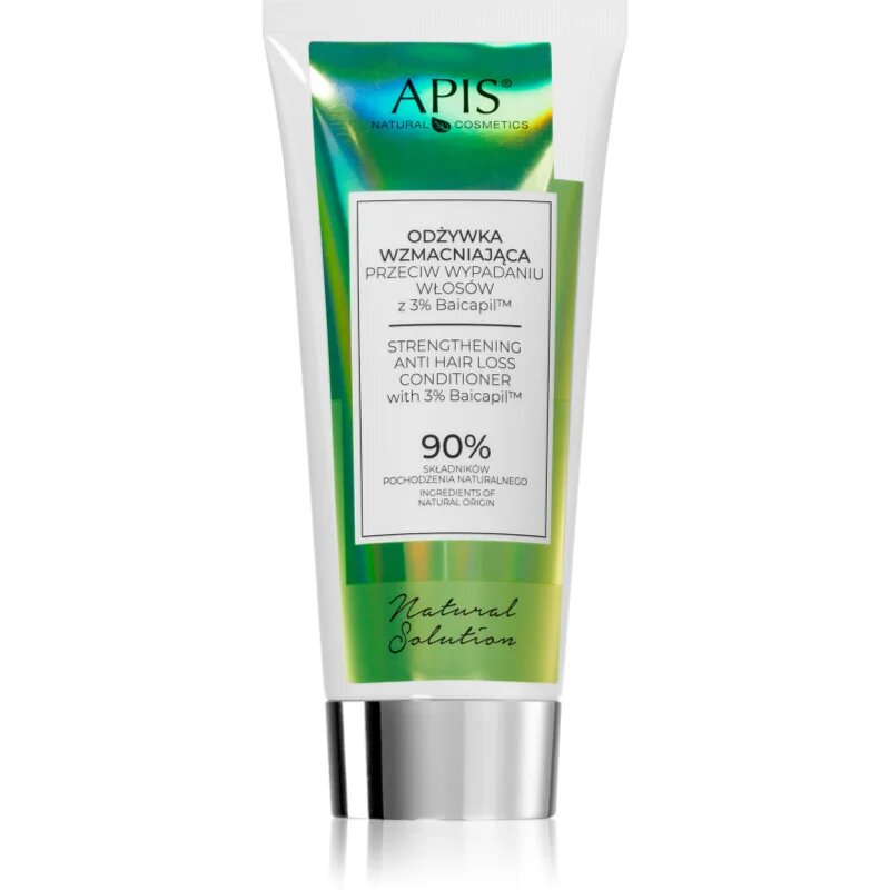 Apis Natural Cosmetics Natural Solution 3% Baicapil krepilni balzam proti izpadanju las 200 ml