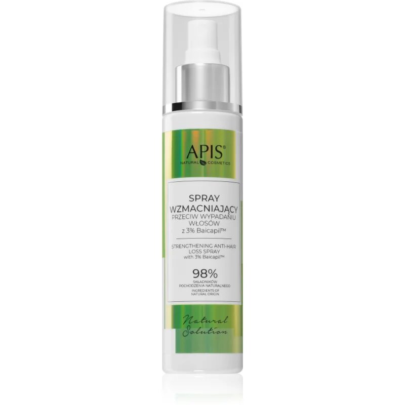Apis Natural Cosmetics Natural Solution 3% Baicapil pršilo za okrepitev proti izpadanju las 150 ml