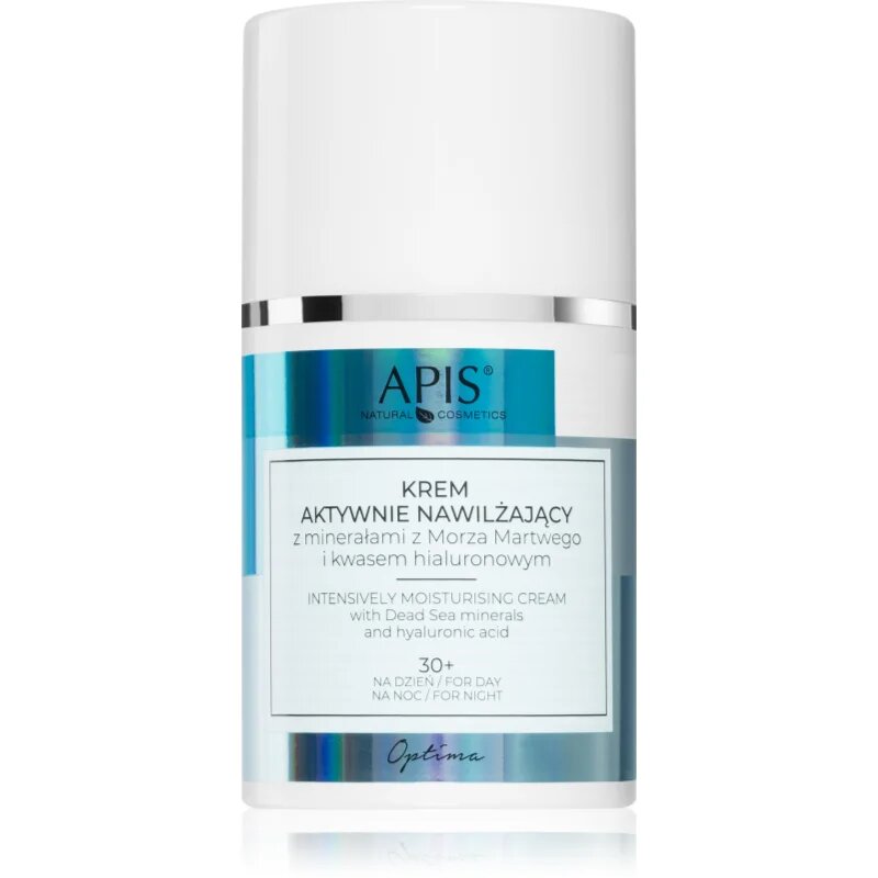 Apis Natural Cosmetics Optima globinsko vlažilna krema z minerali Mrtvega morja 30+ 50 ml