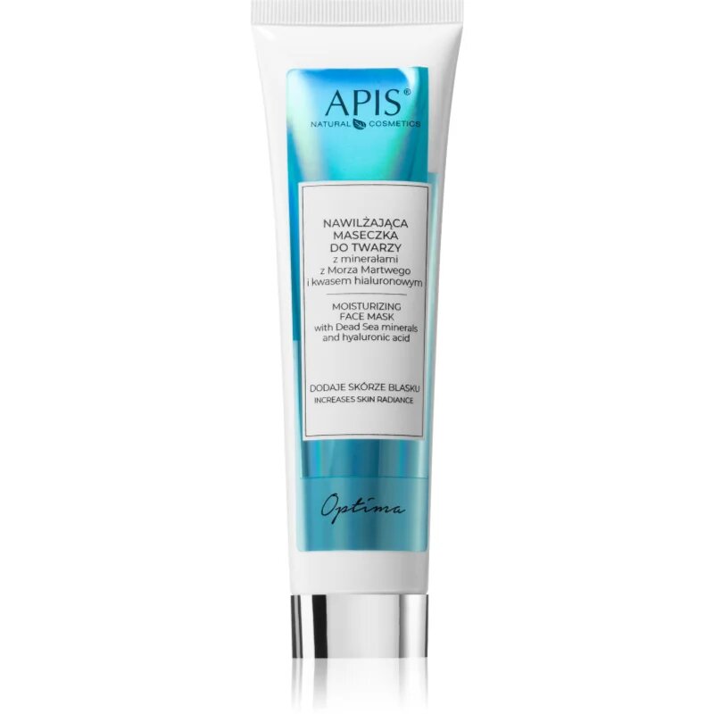 Apis Natural Cosmetics Optima vlažilna maska za obraz z minerali Mrtvega morja 100 ml