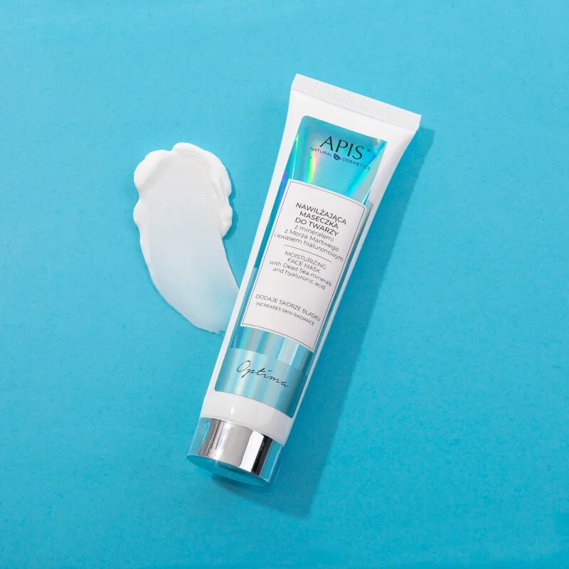 Apis Natural Cosmetics Optima vlažilna maska za obraz z minerali Mrtvega morja 100 ml