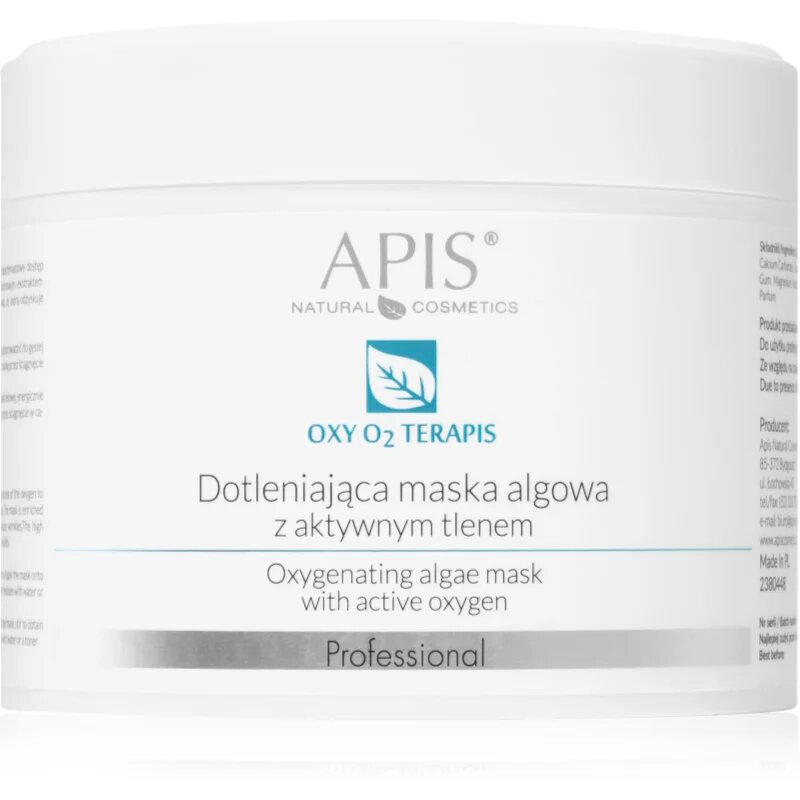 Apis Natural Cosmetics Oxy O2 TerApis oksigenacijska maska za utrujeno kožo 100 g