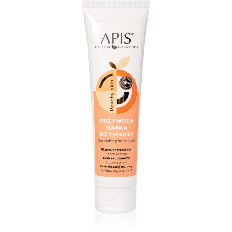 Apis Natural Cosmetics Peachy Skin maska za obraz s hranilnim učinkom 100 ml
