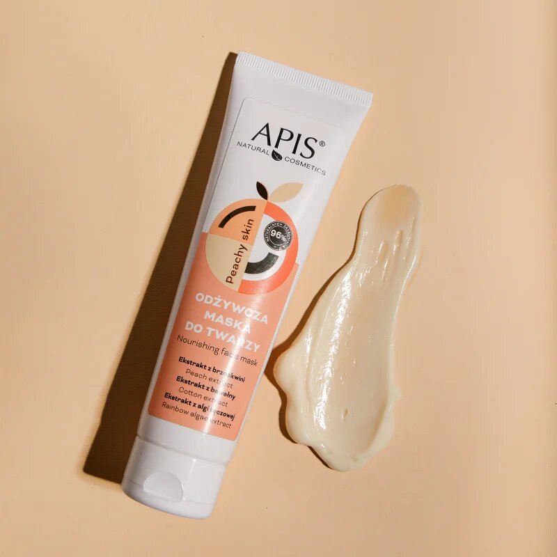 Apis Natural Cosmetics Peachy Skin maska za obraz s hranilnim učinkom 100 ml