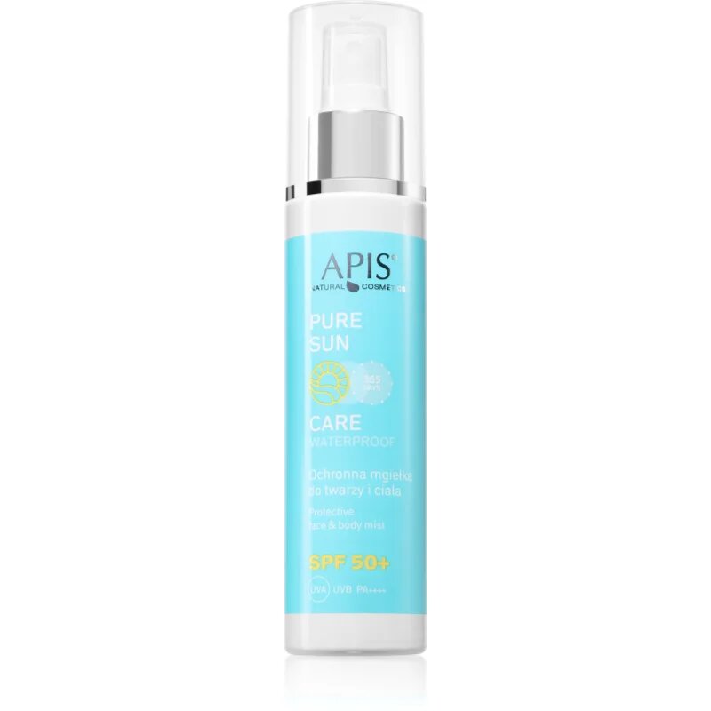 Apis Natural Cosmetics Pure Sun Care zaščitno pršilo za obraz in telo SPF 50 150 ml