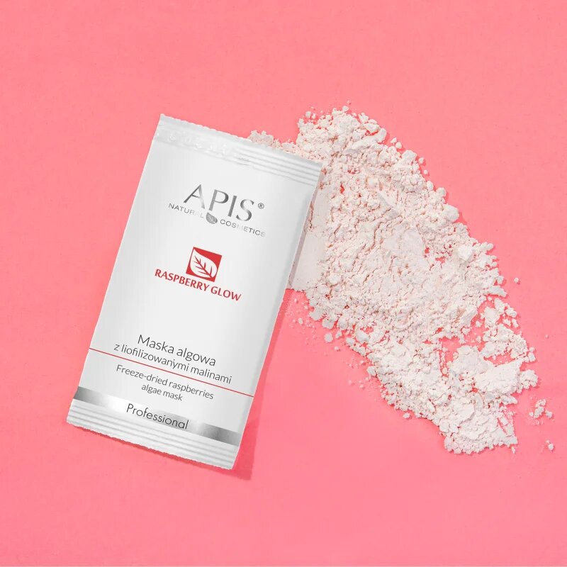 Apis Natural Cosmetics Raspberry Glow posvetlitvena maska za obraz 20 g