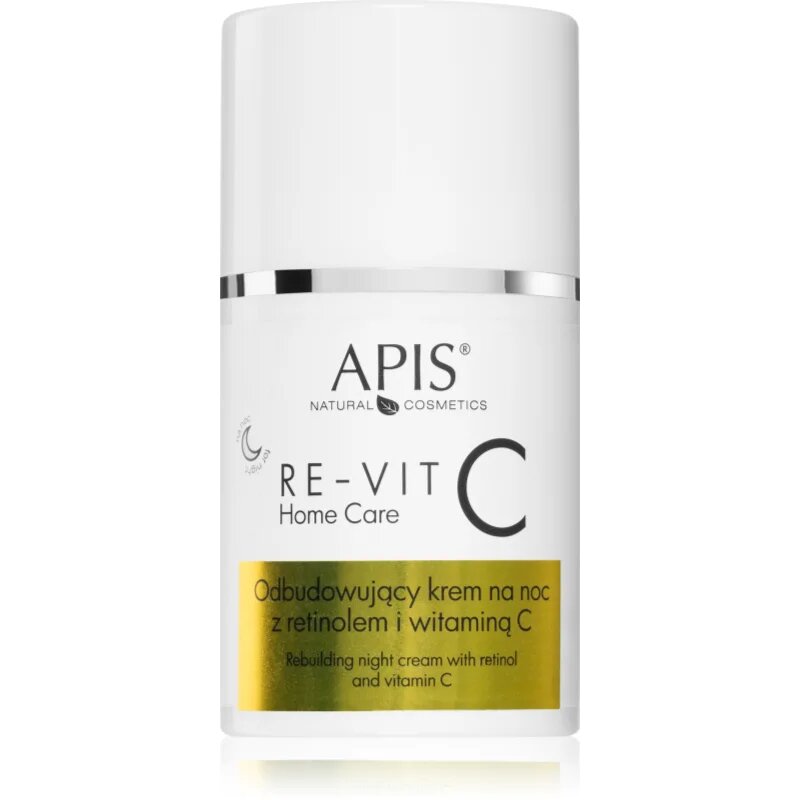 Apis Natural Cosmetics Re-Vit C Home Care vlažilna nočna krema proti gubam 50 ml
