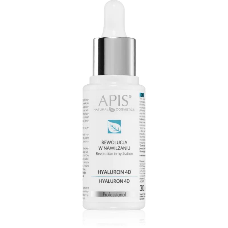 Apis Natural Cosmetics Revolution In Hydration Hyaluron 4D hialuronski serum za dehidrirano suho kožo 30 ml