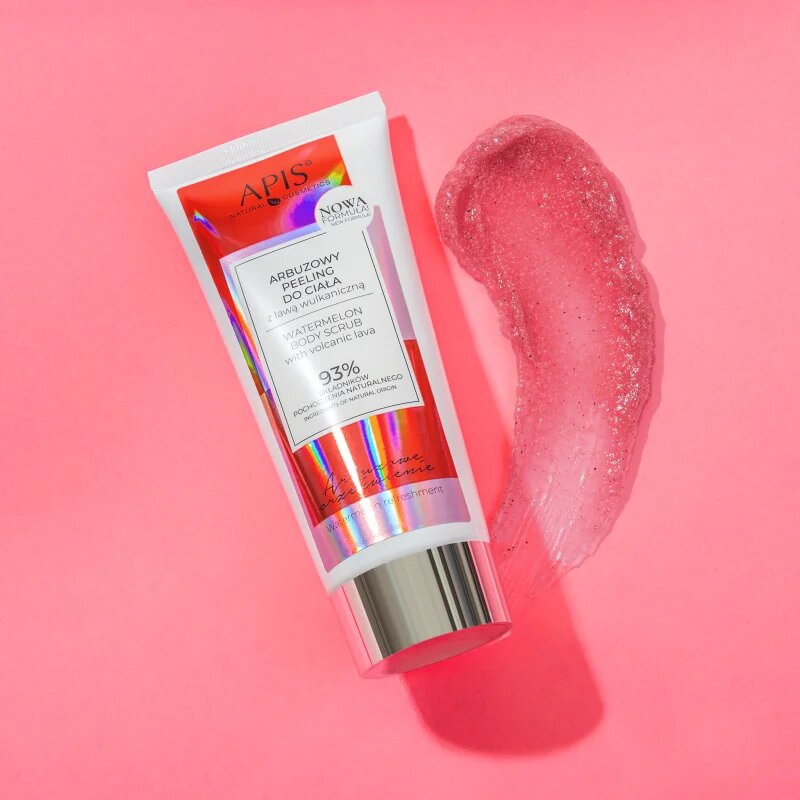 Apis Natural Cosmetics Watermelon Refreshment piling za telo with volcanic lava 200 ml