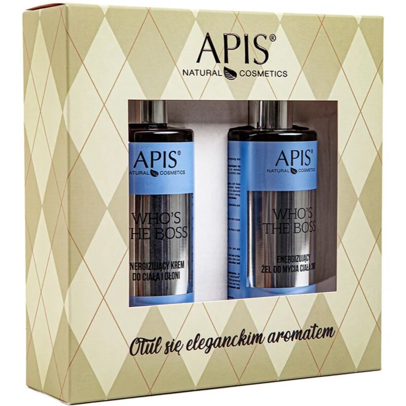 Apis Natural Cosmetics Who's The Boss darilni set za moške