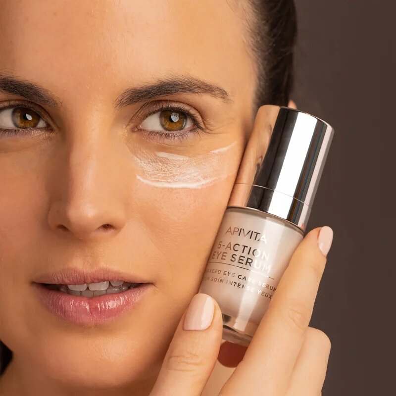 Apivita 5-Action Eye Serum intenzivni serum za predel okoli oči 15 ml