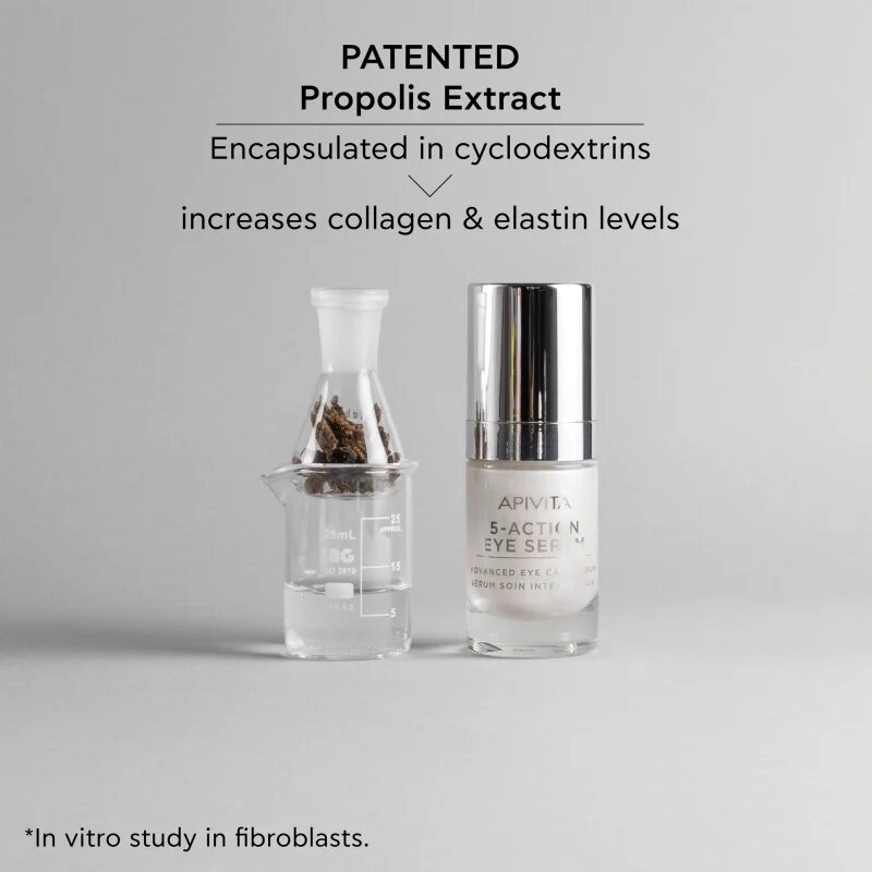 Apivita 5-Action Eye Serum intenzivni serum za predel okoli oči 15 ml