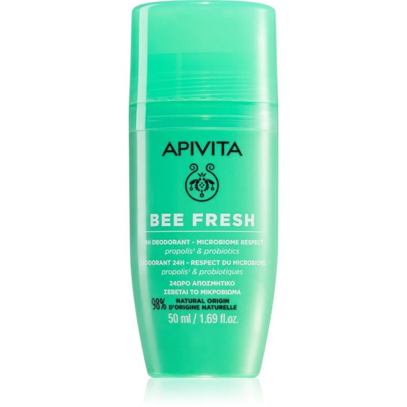 Apivita Bee Fresh Deodorant deodorant roll-on proti potenju in neželenemu vonju 50 ml