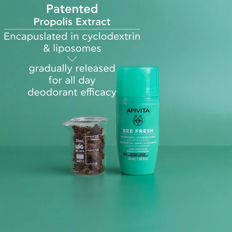 Apivita Bee Fresh Deodorant deodorant roll-on proti potenju in neželenemu vonju 50 ml