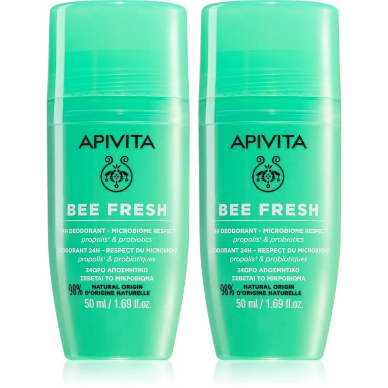 Apivita Bee Fresh Duo deodorant roll-on