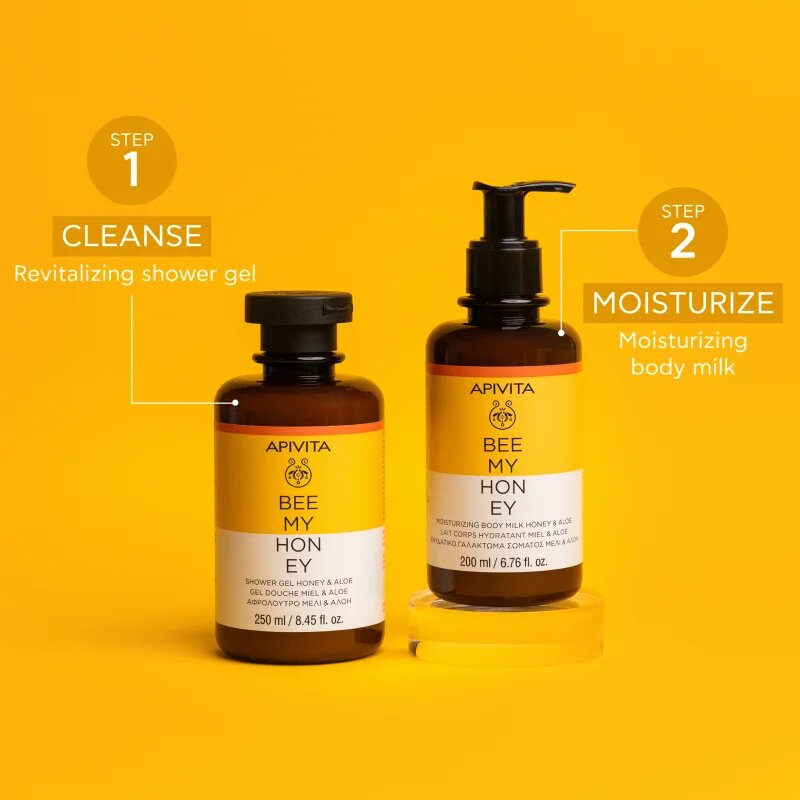 Apivita Bee My Honey Body Milk vlažilni losjon za telo 200 ml