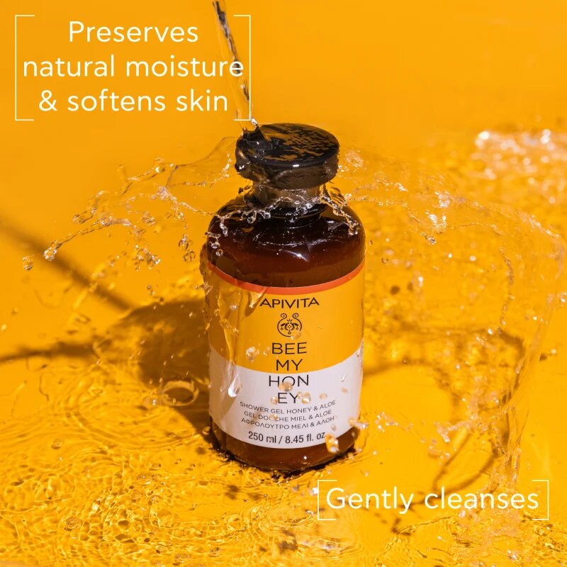Apivita Bee My Honey Shower Gel vlažilen gel za prhanje 250 ml