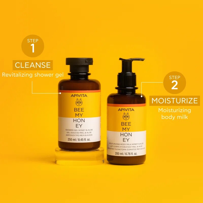 Apivita Bee My Honey Shower Gel vlažilen gel za prhanje 250 ml