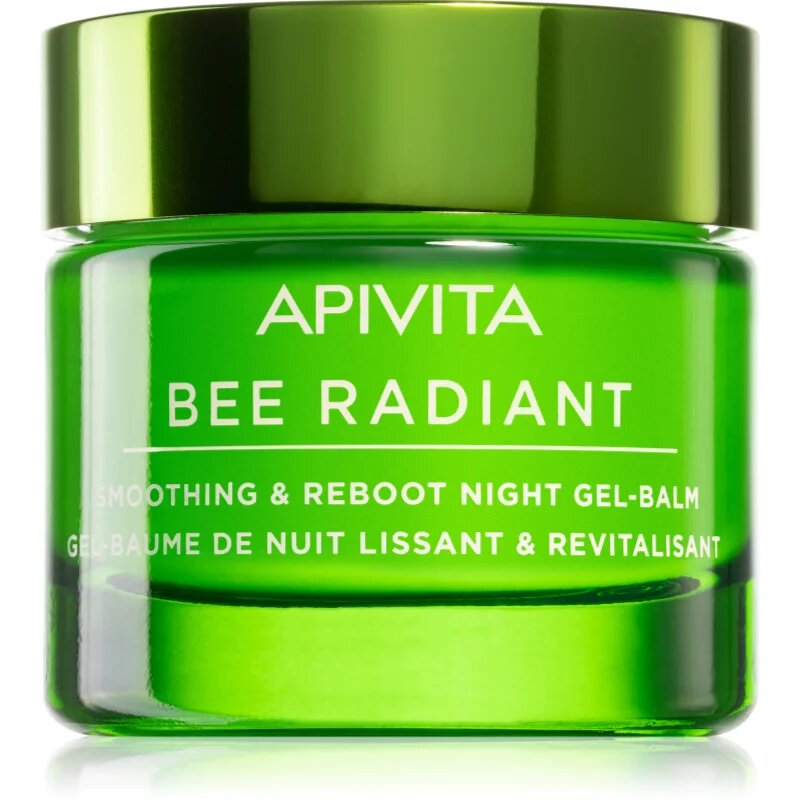 Apivita Bee Radiant Night Gel-Balm nočni razstrupljevalni in gladilni gel balzam 50 ml
