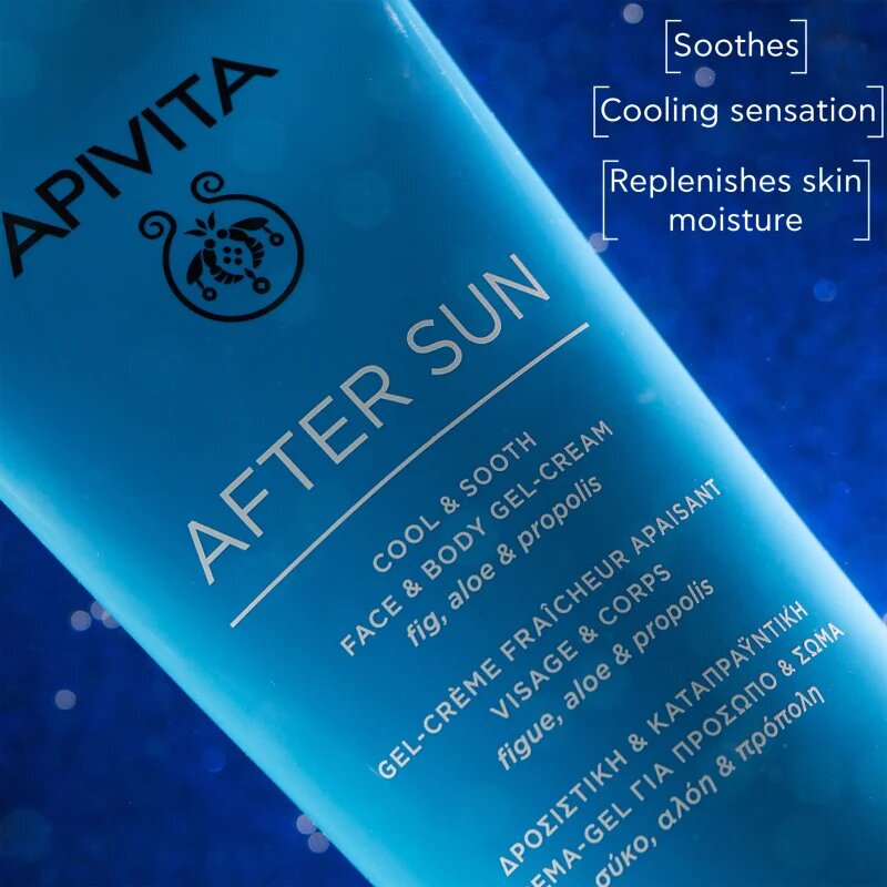 Apivita Bee Sun Safe After Sun Cool & Sooth Face & Body gelasta krema po sončenju 200 ml