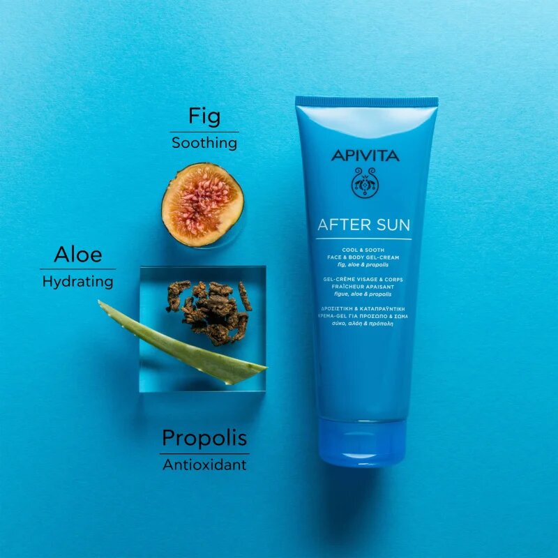 Apivita Bee Sun Safe After Sun Cool & Sooth Face & Body gelasta krema po sončenju 200 ml