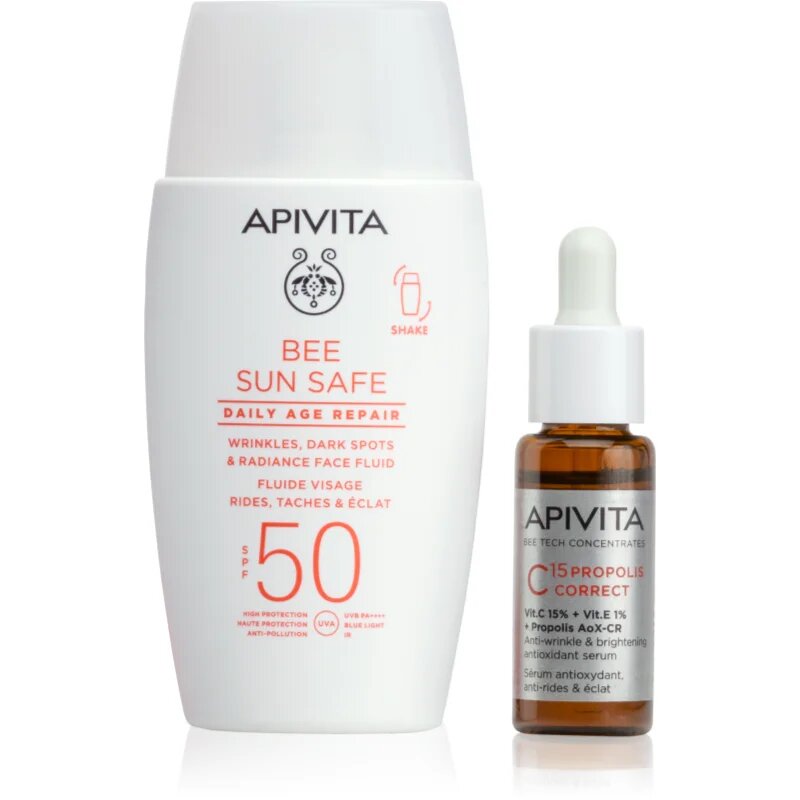 Apivita Bee Sun Safe Anti-Dark Spots Duo set proti pigmentnim madežem