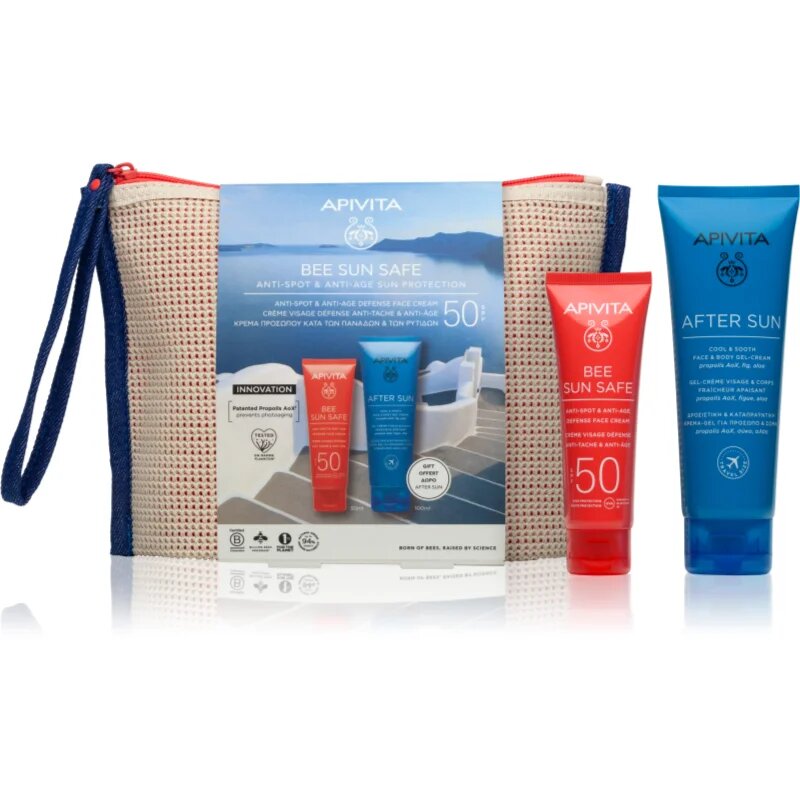 Apivita Bee Sun Safe Anti-spot & Anti-age Sun Protection set za sončenje