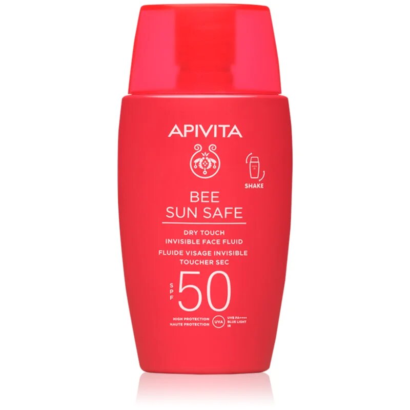 Apivita Bee Sun Safe Dry Touch Face Fluid SPF50 zaščitni fluid SPF 50+ 50 ml