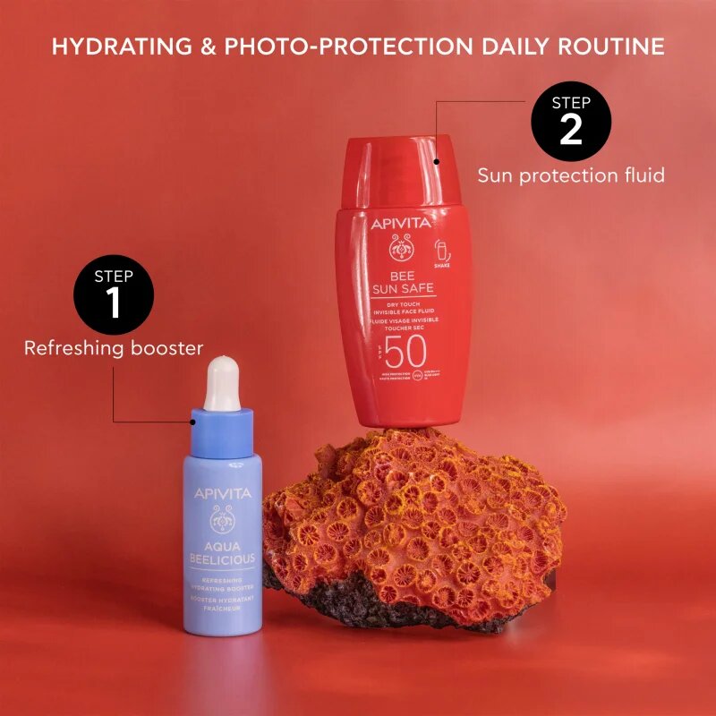 Apivita Bee Sun Safe Dry Touch Face Fluid SPF50 zaščitni fluid SPF 50+ 50 ml