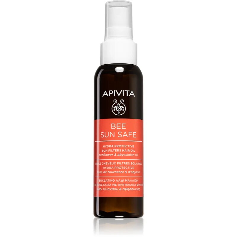 Apivita Bee Sun Safe Hair Oil vlažilno olje za lase izpostavljene soncu 100 ml