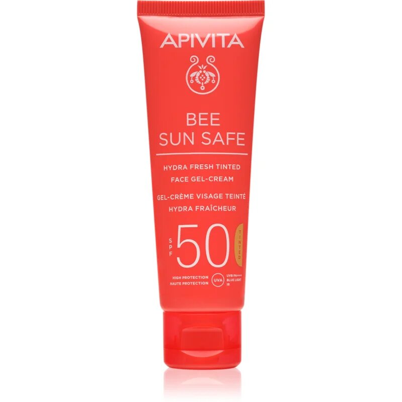 Apivita Bee Sun Safe Hydra Face Tinted Gel-Cream SPF50 tonirana gel krema SPF 50 50 ml